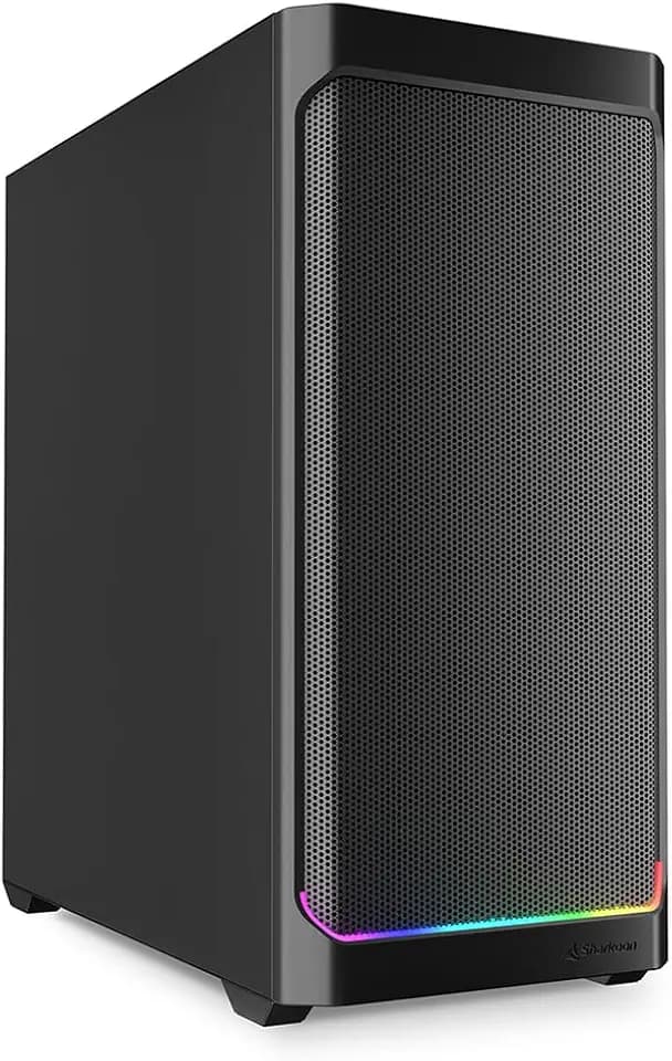 Sharkoon Ak4 Rgb Strip Midi Tower Nero (ak4 Black Atx [schwarz])