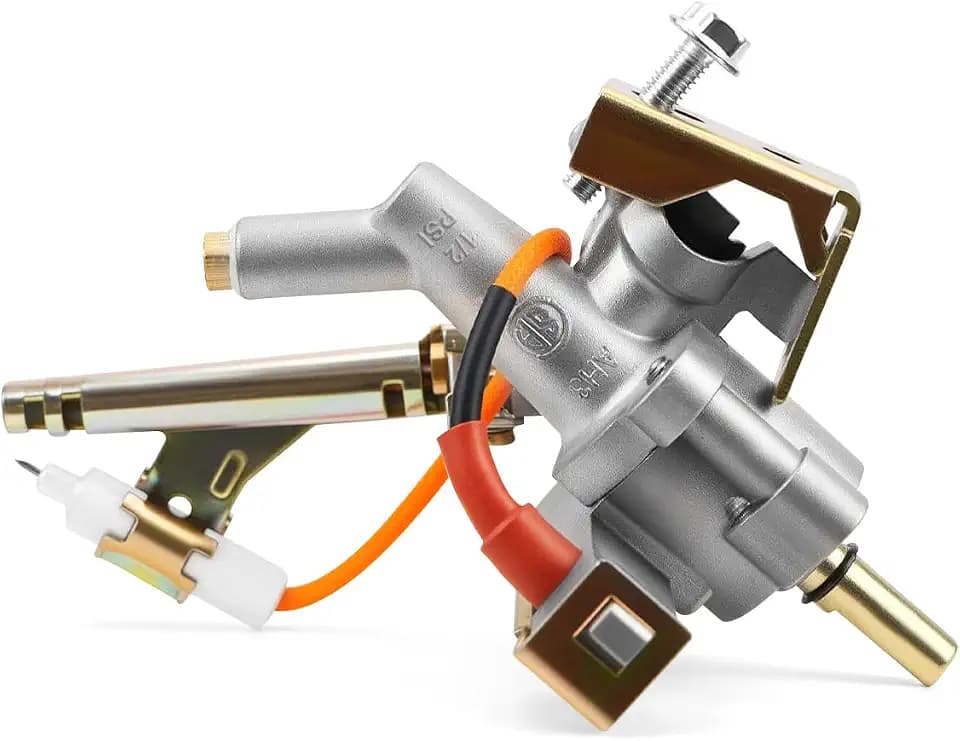 16525 Gas Grill Valve Fit for Bull Angus Brahma Summerset Sizzler Fit for Lion Blaze BBQ Island Gas Grill, for Natural Gas Hole Size 1.6mm