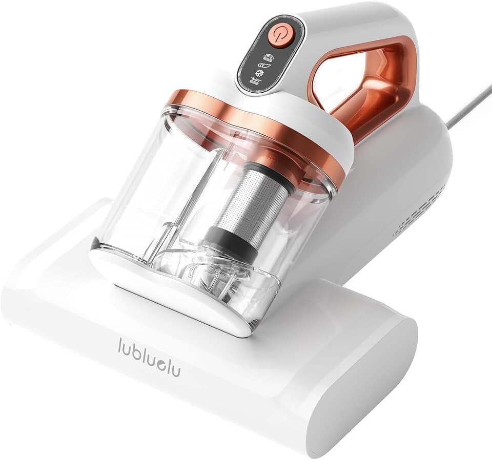 Lubluelu Milbensauger 20 kPa, 600 W, 65.000 Schläge/min, UV-C-Licht