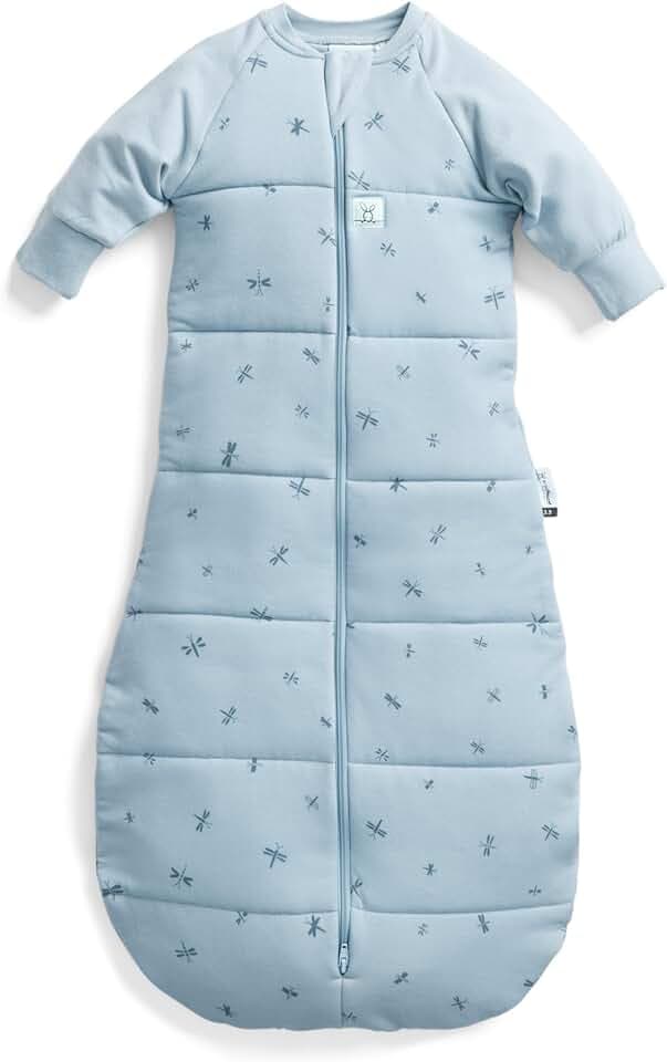 ergoPouch 3.5 TOG Long Sleeve Baby Sleep Sack, 3-12 Months, Dragonflies