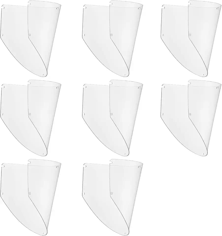 8 Pack Face Shield Replacement Lens Compatible with Jackson Safety Maxview