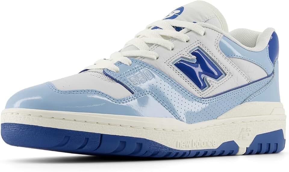 New Balance 550, Men's Casual Trainers, Chrome Blue/Blue Agate/Sea Salt, 12 US