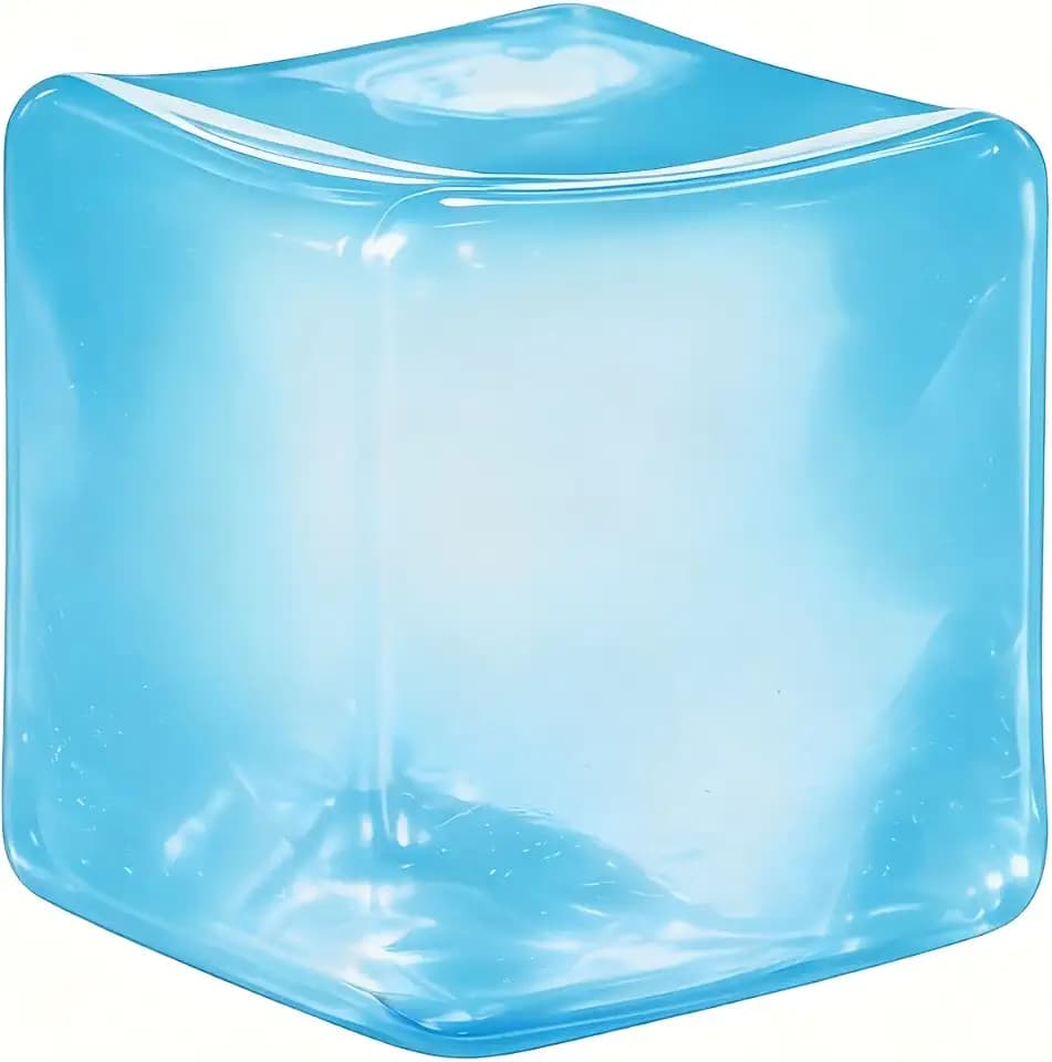 Ice Cube Squishy Fidget Toy – Slow Rise Squeeze Sensory Toys, Multiple Ways to Play, Stress Ball for Anxiety Relief, Focus Enhancement, Brain Relaxation & Strength Fostering