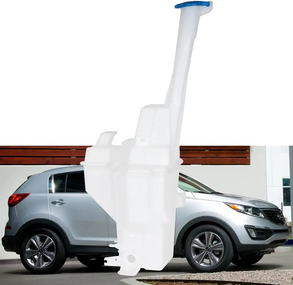 Windshield Washer Reservoir Expansion Tank and Cap for Kia Sportage 2011-2013 Replaces 98620-3W000