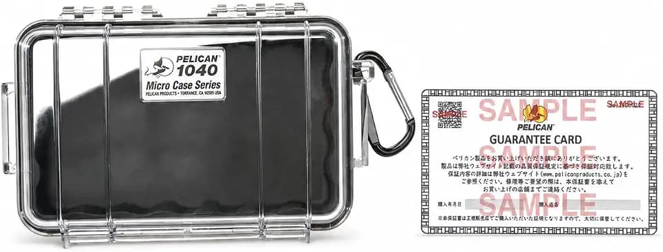 Pelican 1040 Micro Case (Black/Clear)