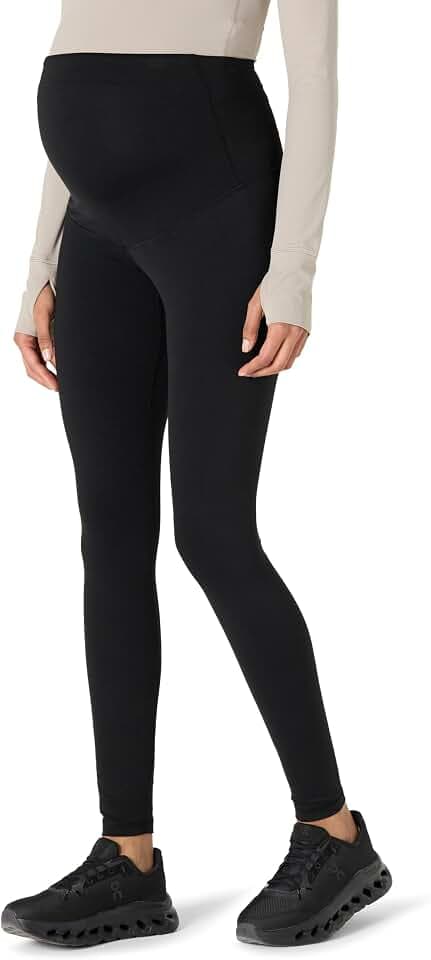 Amazon Essentials Damen Umstandsleggings, Active FormFlex butterweich mit Überbauchbund in voller Länge für Yoga und Workout