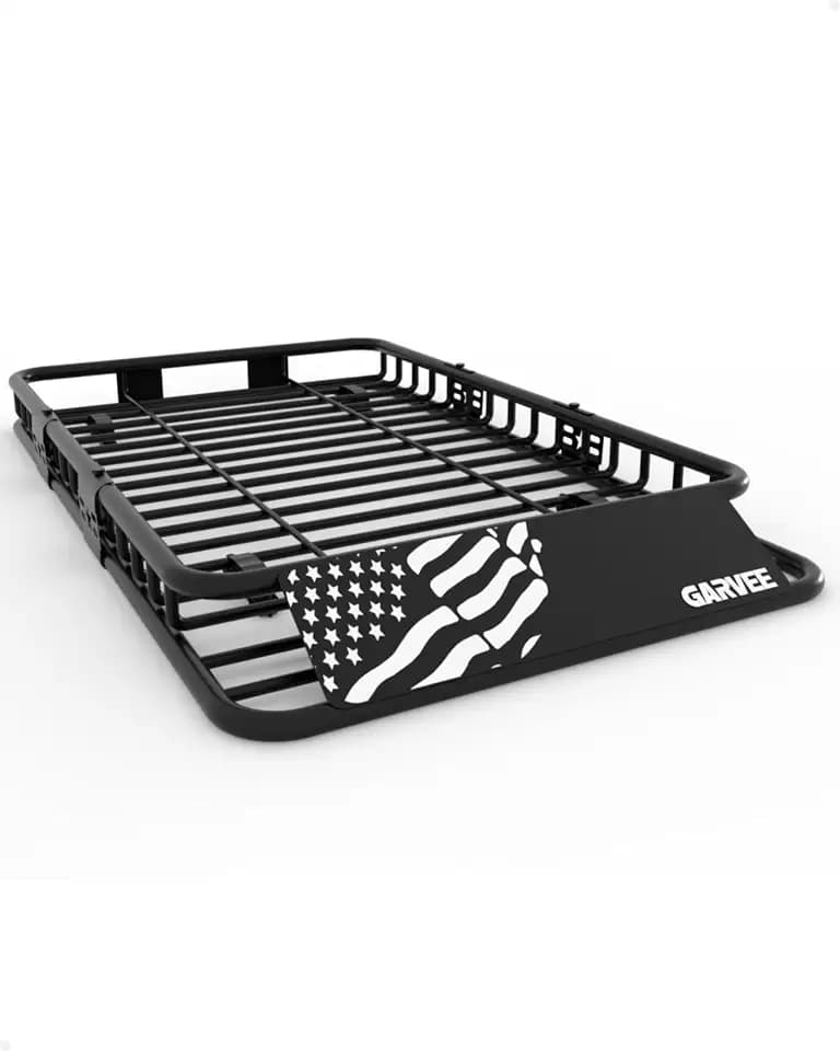 GarveeLife 64 in x 39 in Universal Roof Rack Carrier Basket, 200 LBS Capacity Car Cargo Rack with Extension Luggage Holder Basket Heavy Duty for SUVs, Trucks, Vehicles