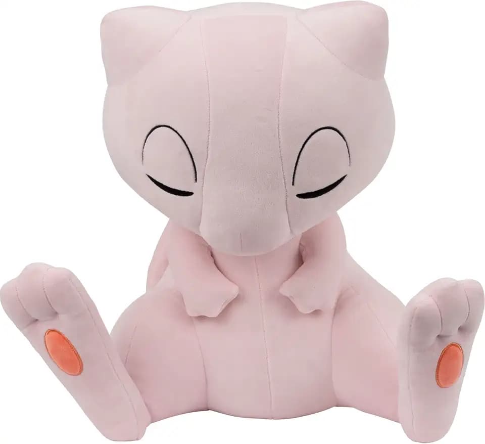 Pokemon Mew Sleeping Plush - 18-Inch Premium Plush in Sleeping Pose
