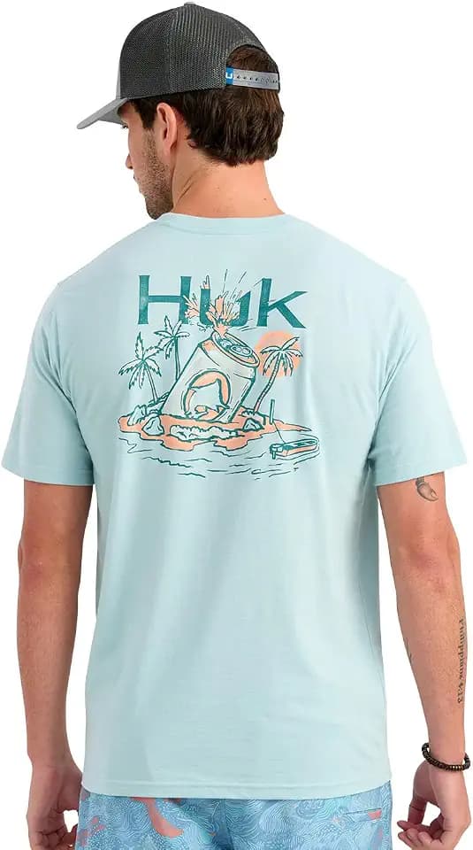 HUK Men's Short Sleeve Performance Tee, Fishing T-Shirt for Men