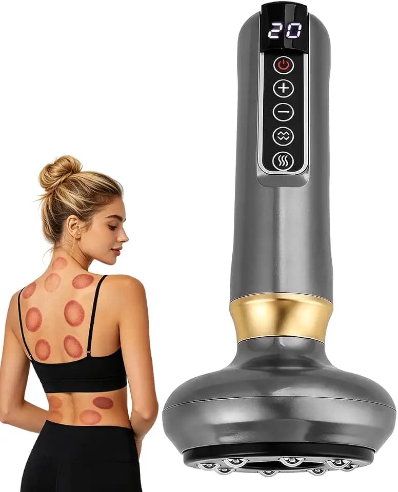 Elektrisches Cellulite Massagegerät mit 12 Saugstufen & Wärmefunktion