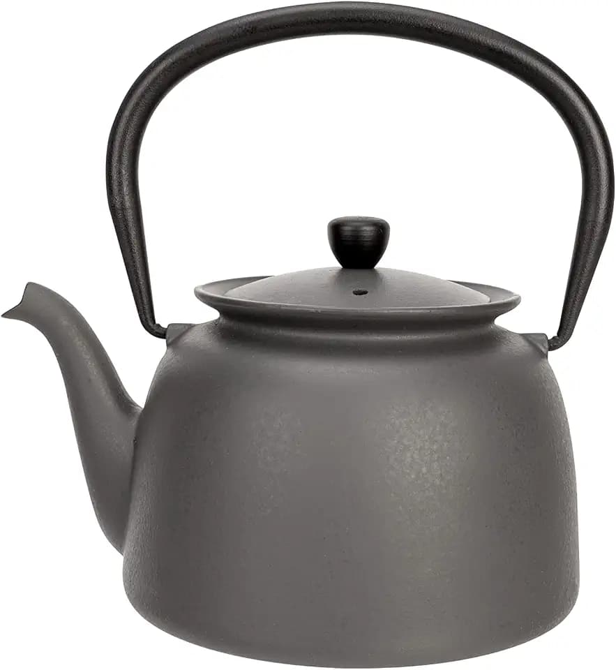 Cosy & Trendy 8278312 Teekanne aus Gusseisen "Jane", 0.92L-Gris-Tous, auch Induktionsherde
