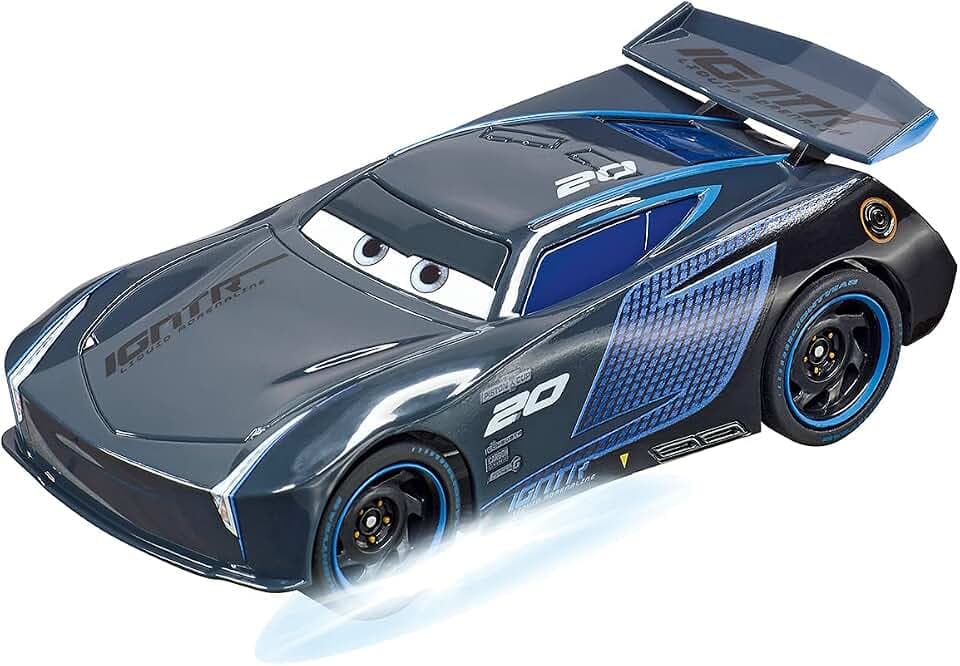 Carrera - 20064151 GO!!! Disney·Pixar Cars - Jackson Storm I Rennbahnen und lizensierte Slotcars | bis zu 2 Spieler | Für Jungs und Mädchen ab 6 Jahren & Erwachsene