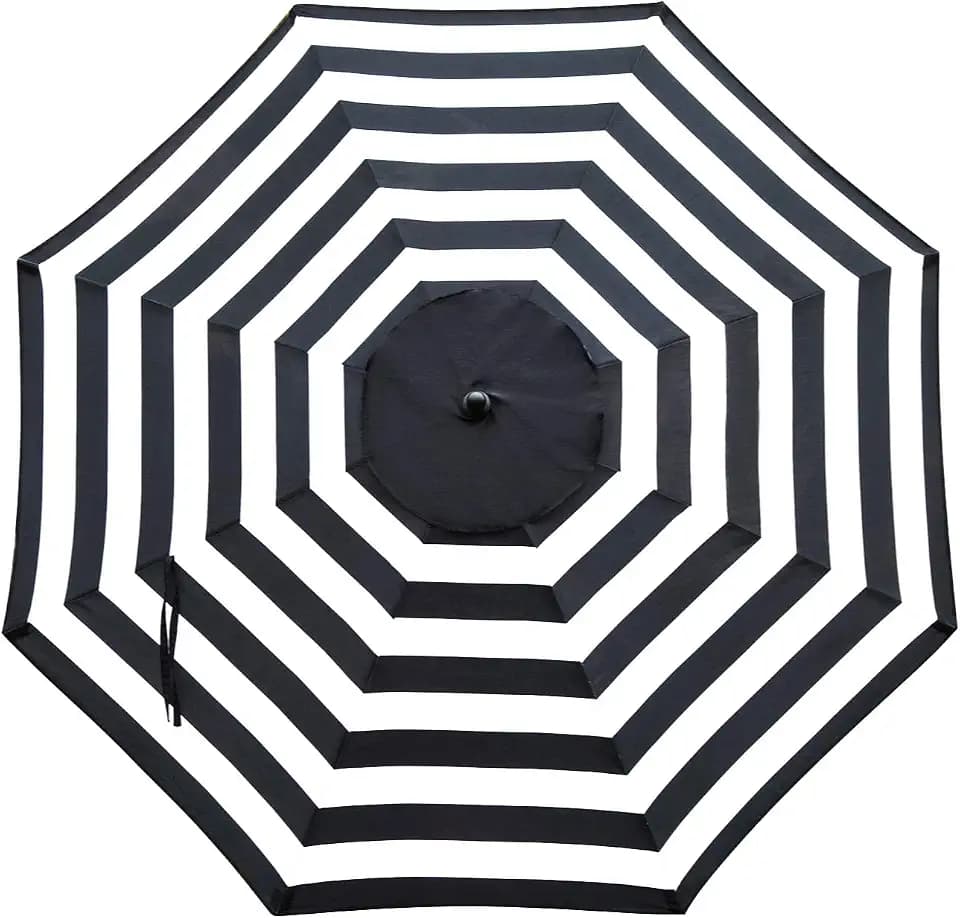 Sunnyglade 9ft Patio Umbrella Replacement Canopy Market Umbrella Top Outdoor Umbrella Canopy with 8 Ribs