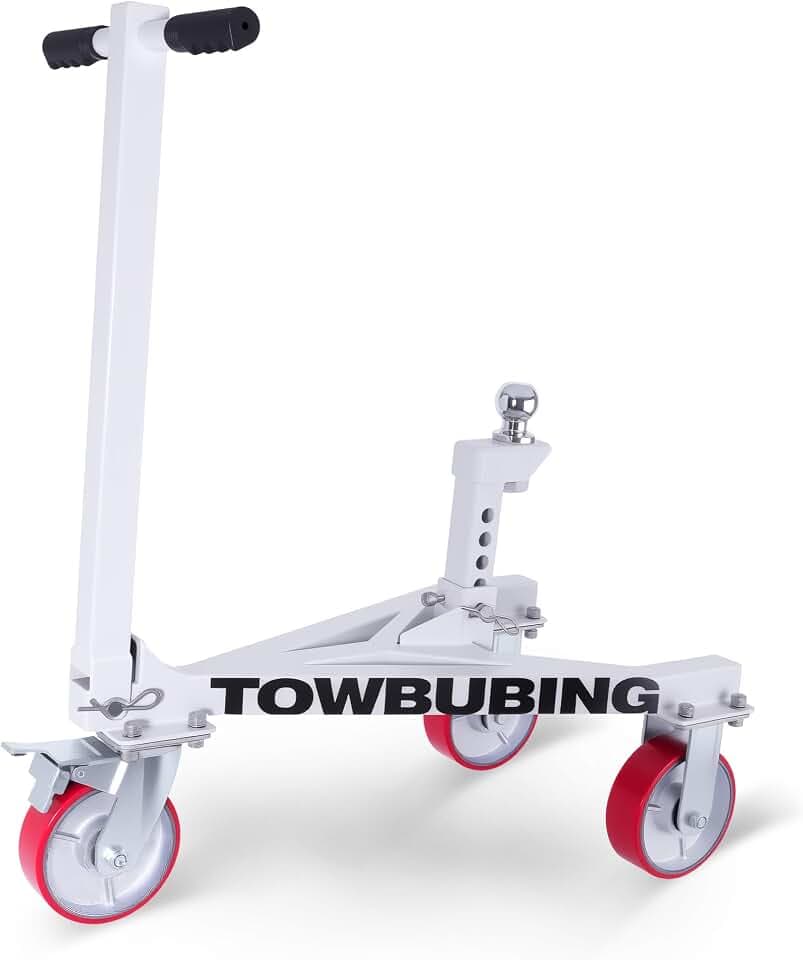 Trailer Mover Dolly, 3,500 lb Tongue Weight Capacity, for RV, Boat, Motorcycle, Jetski (2 in Ball) (1-7/8 in Ball)