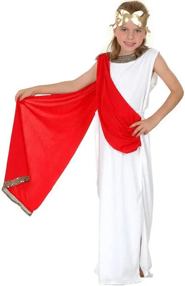 Kinder Best Dressed Kostüm Groß Ages 10-12 Römische Göttin Mädchen Kostüm