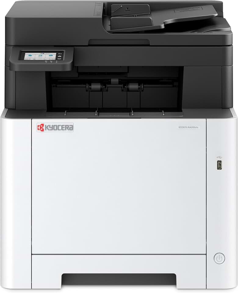 Kyocera Ecosys MA2101cfx Farblaserdrucker Multifunktionsgerät. Drucker Scanner Kopierer, Faxgerät. Multifunktionsdrucker inkl. LAN, USB 2.0 und Mobile-Print-Funktion