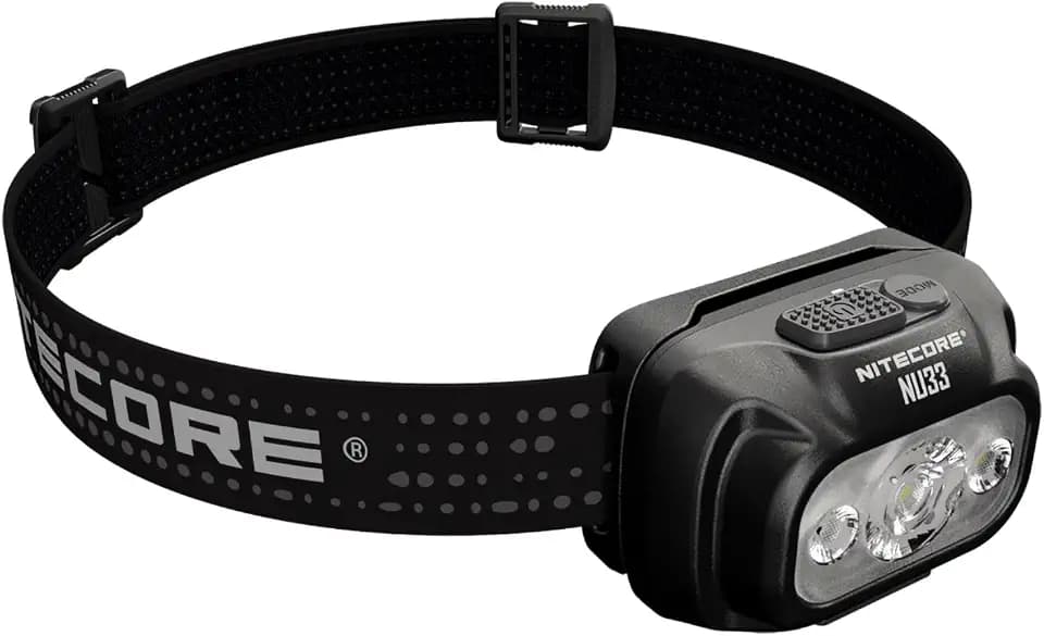 Nitecore NU33 Stirnlampe 700 Lumen USB C wiederaufladbare Stirnlampe mit rotem Licht