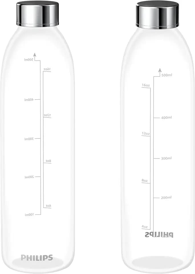 PHILIPS ADD907P2 Glass Bottles 2-Pack for ADD5930 Water Dispenser