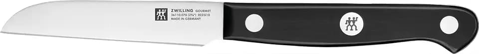 ZWILLING Gourmet Gemüsemesser, 8 cm, Rostfreier Spezialstahl, Ergonomischer Kunststoff-Griff, Schwarz - Made in Germany