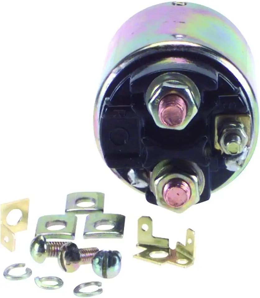 OEG Parts New 12V Starter Solenoid Compatible With 1988 1989 1990 Chevy Blazer, S10, & Pickup 3-Terminal 10469039, 1114578, 1114582, D922A, D936A, 8-01114-578-0