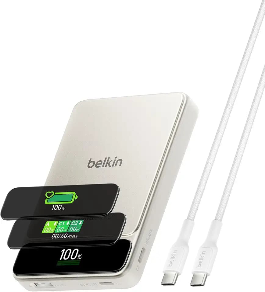 Belkin UltraCharge Pro Semi-Solid-State Power Bank 10000mAh, Schnellladen