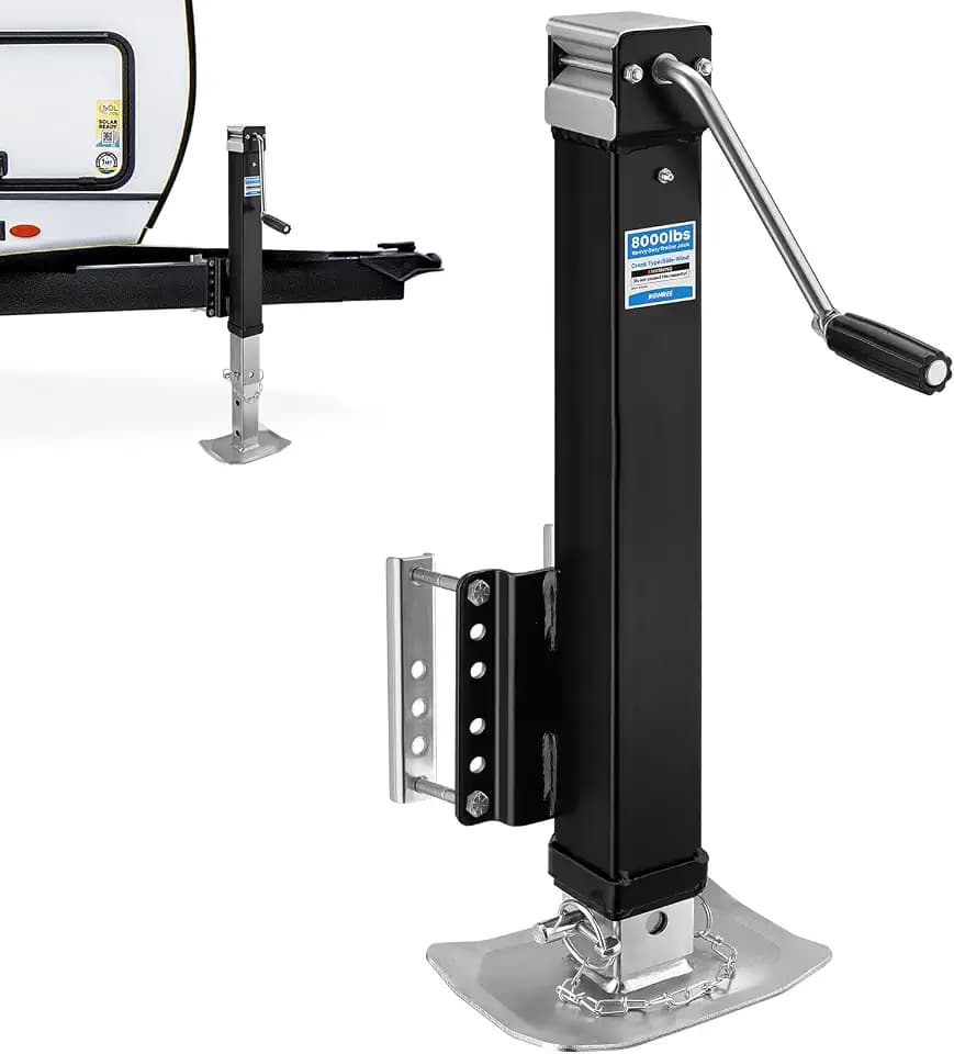 Kohree 8000 lbs Manual Trailer Jack, Heavy Duty, Adjustable Drop Leg