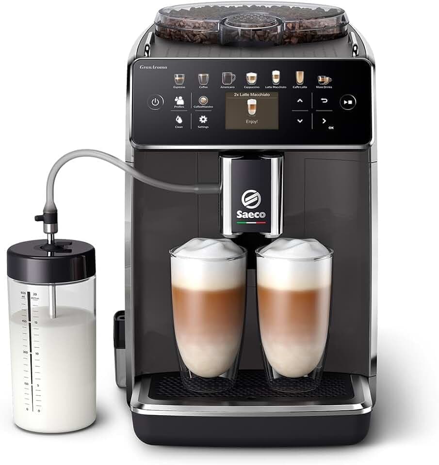 Saeco Kaffeevollautomat GranAroma, Grau, 14 Kaffeespezialitäten