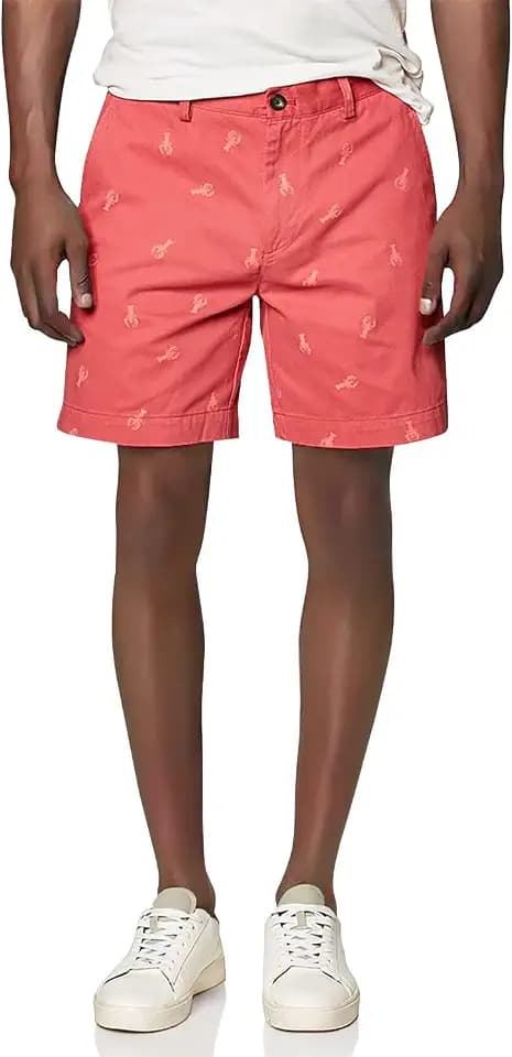 Amazon Essentials Men's Slim-Fit 9" Cotton Twill Khaki Chino Shorts with Tapered Leg