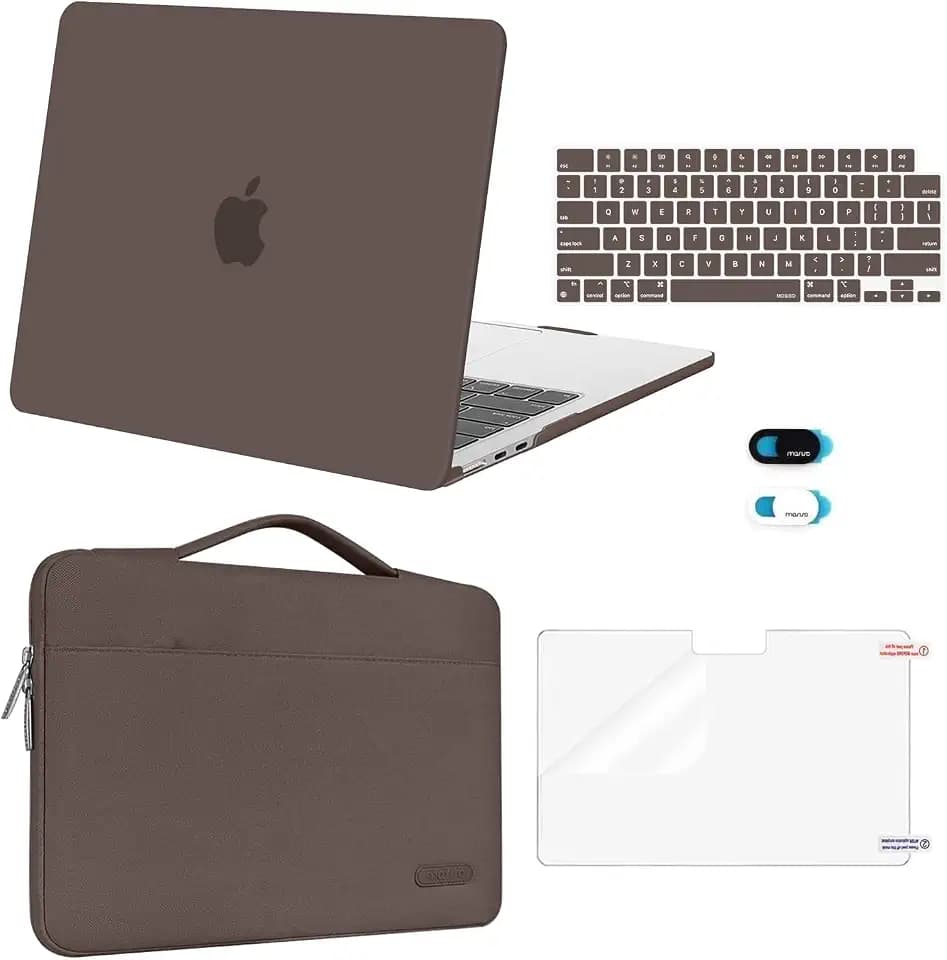 MOSISO Compatible with MacBook Air 13 inch Case M5 2026 M4 M3 M2 2025-2022