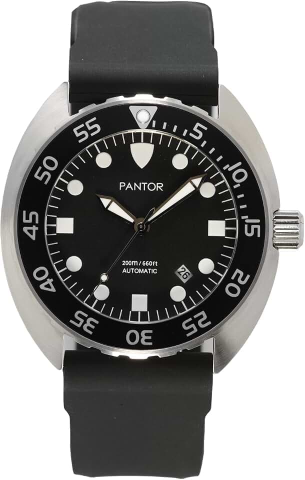 Pantor Nautilus Automatic Dive Watches for Men,Mens Dive Watch 200m