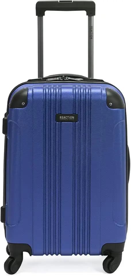 Kenneth Cole REACTION Out of Bounds Lightweight Hardshell 4-Wheel Spinner Luggage, Cobalt Blue, 20-Inch Carry On