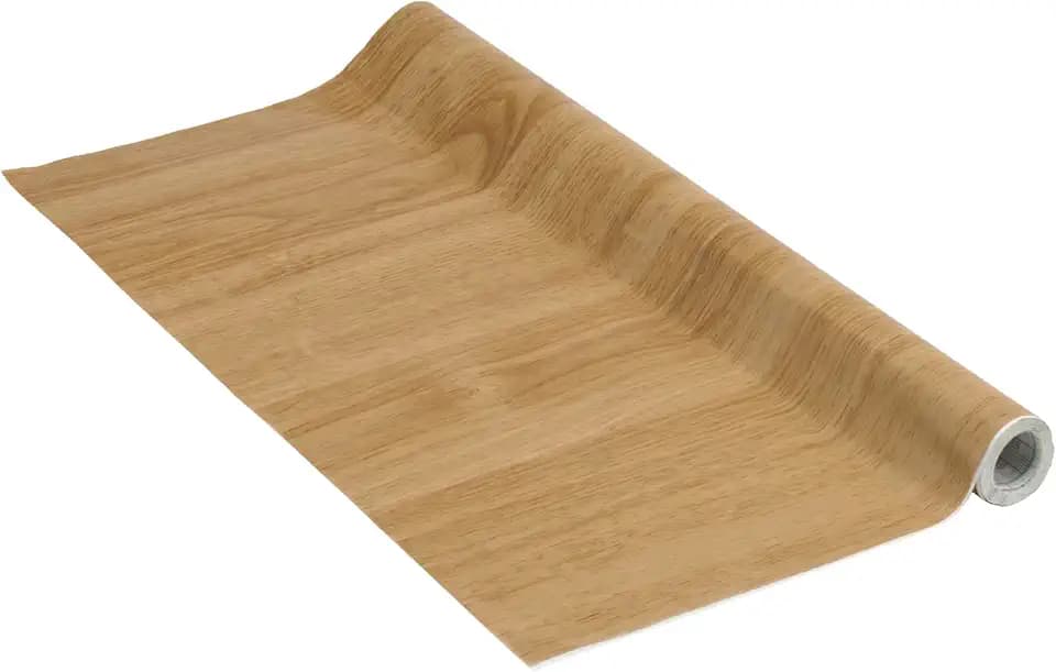 Venilia Klebefolie Möbel, Perfect Fix®, Eiche Hell, 45 cm x 2 m, PVC, langlebig, einfache Entfernung, hitzebeständig, reißfest, 53328