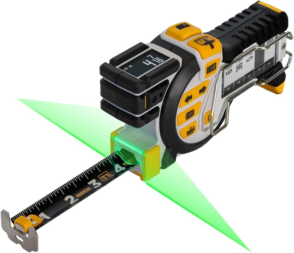 REEKON T1 Tomahawk 25 ft Digital Tape Measure for the Job Site