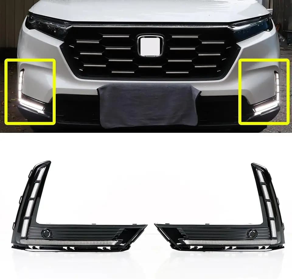 LED Fog Light DRL with Amber Turn Signal for 2023-2026 Honda CRV