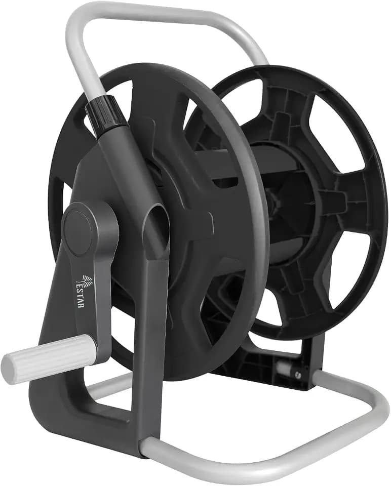 Garden Water Hose Reel,Holds 50-60 Ft of 5/8" Hose