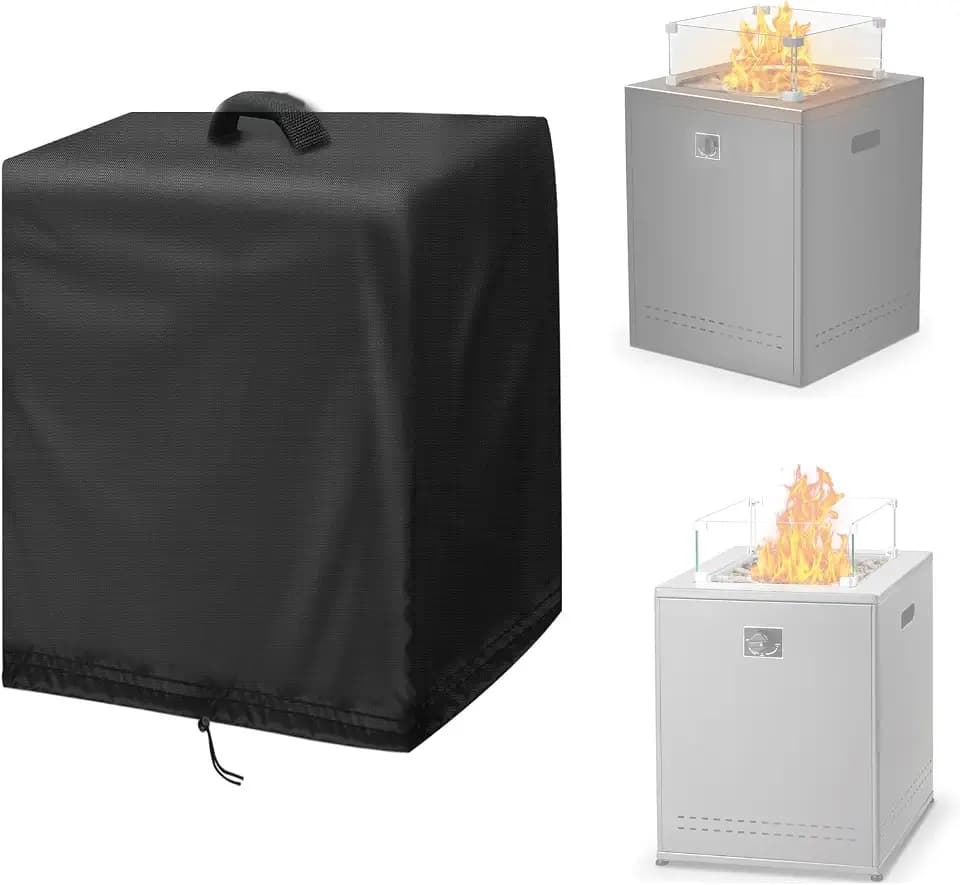 Fire Pit Table Cover for Electactic 20" Square Table