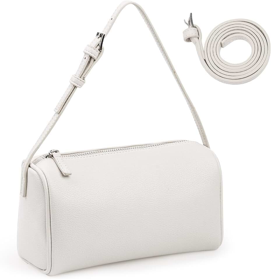 Crossbody Purses for Women，Small Top Handle Hobo Purse and Cylinder Shoulder Bag with Adjustable Strap