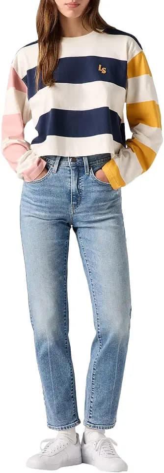 Levi's Damen 724 High Rise Straight Jeans