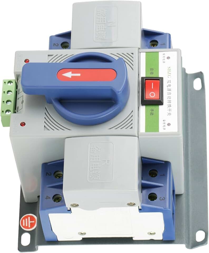 Universal Nockenschalter, Drehschalter 220V 63A 2P Transferschalter Mini Dual Elektronische Leistungsschalter