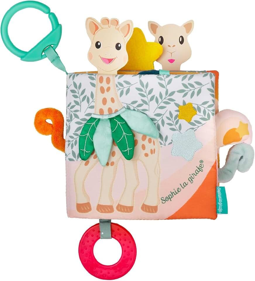 Sophie la girafe Entdeckerbuch 8 Seiten mit Beißring Baby ab 3 Monaten