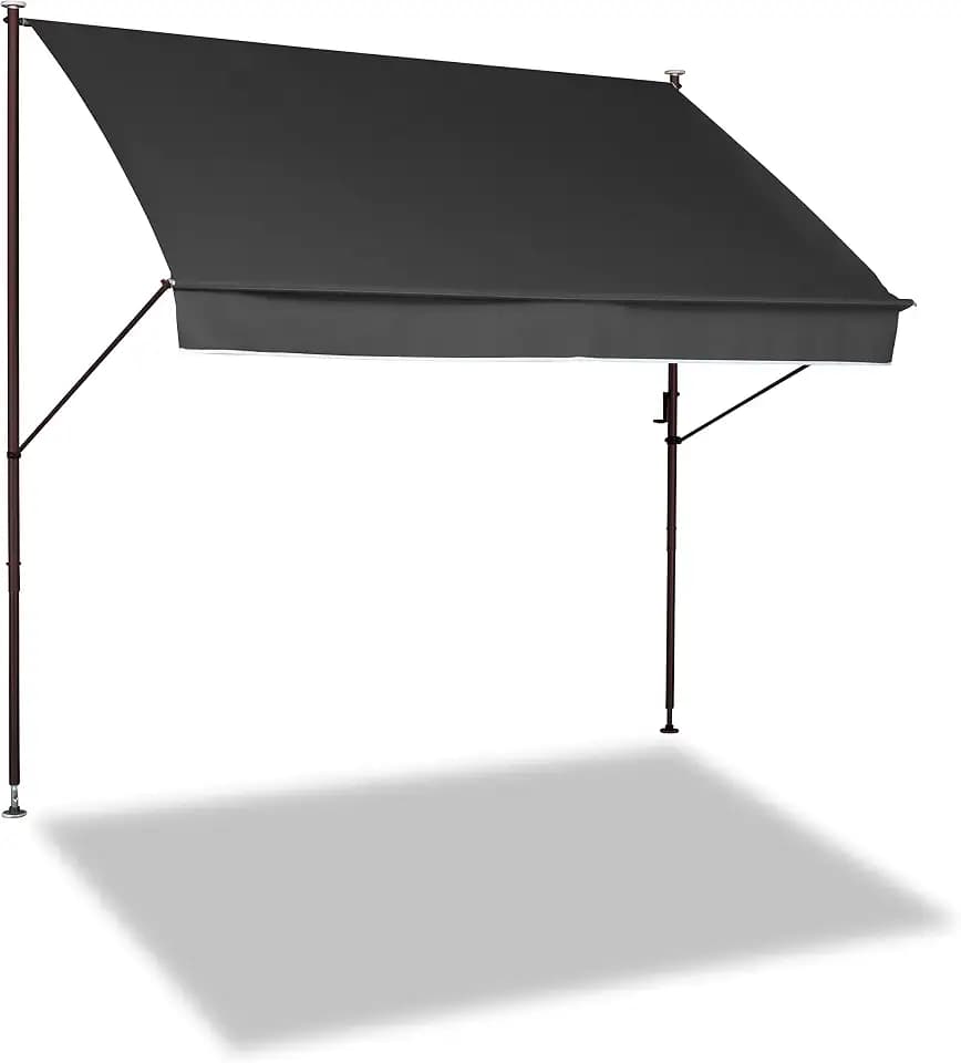 ANGERER Klemmmarkise Style dunkelgrau, 300 cm