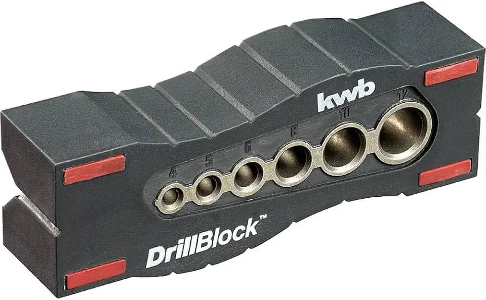 kwb Bohrlehre für rechtwinklige Bohrungen, Ø 4-12 mm