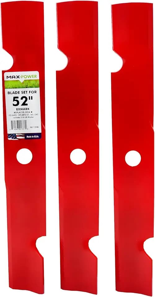 MaxPower 561155B USA Made 3 Hi-Lift Blade Set