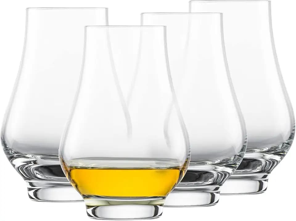 SCHOTT ZWIESEL Whisky Nosing Tumbler Bar Special (4er-Set), spezielle Nosing Gläser für Whisky, spülmaschinenfeste Tritan-Kristallgläser, Made in Germany (Art.-Nr. 130000)