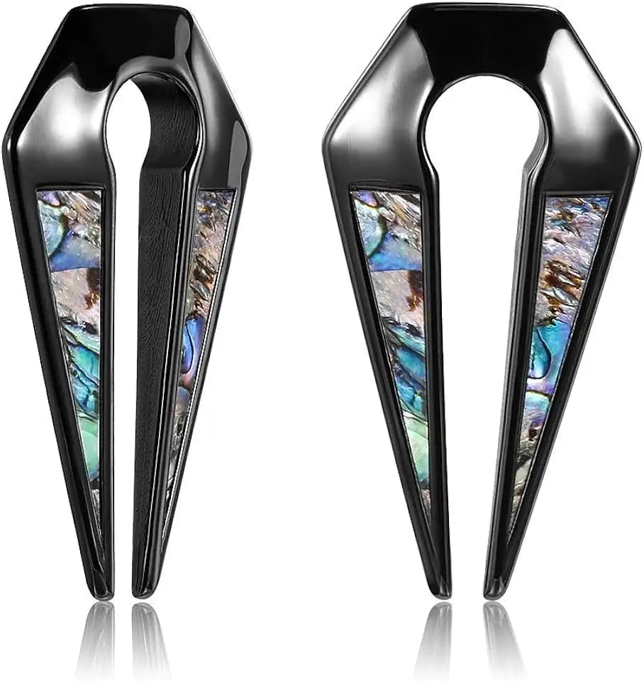 KUBOOZ Ear Weights Tapers Stretched Hangers Heavy