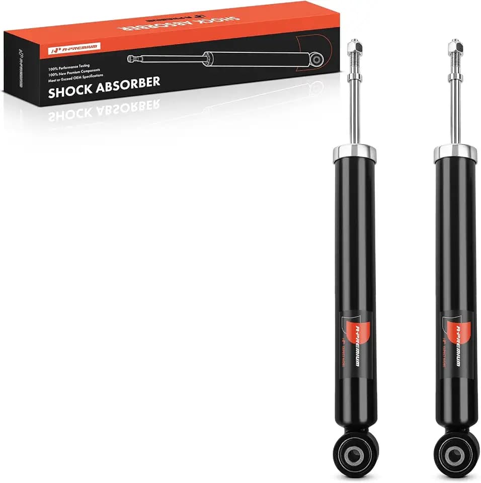 A-Premium Rear Shock Absorbers, Set of 2 - Compatible with Nissan