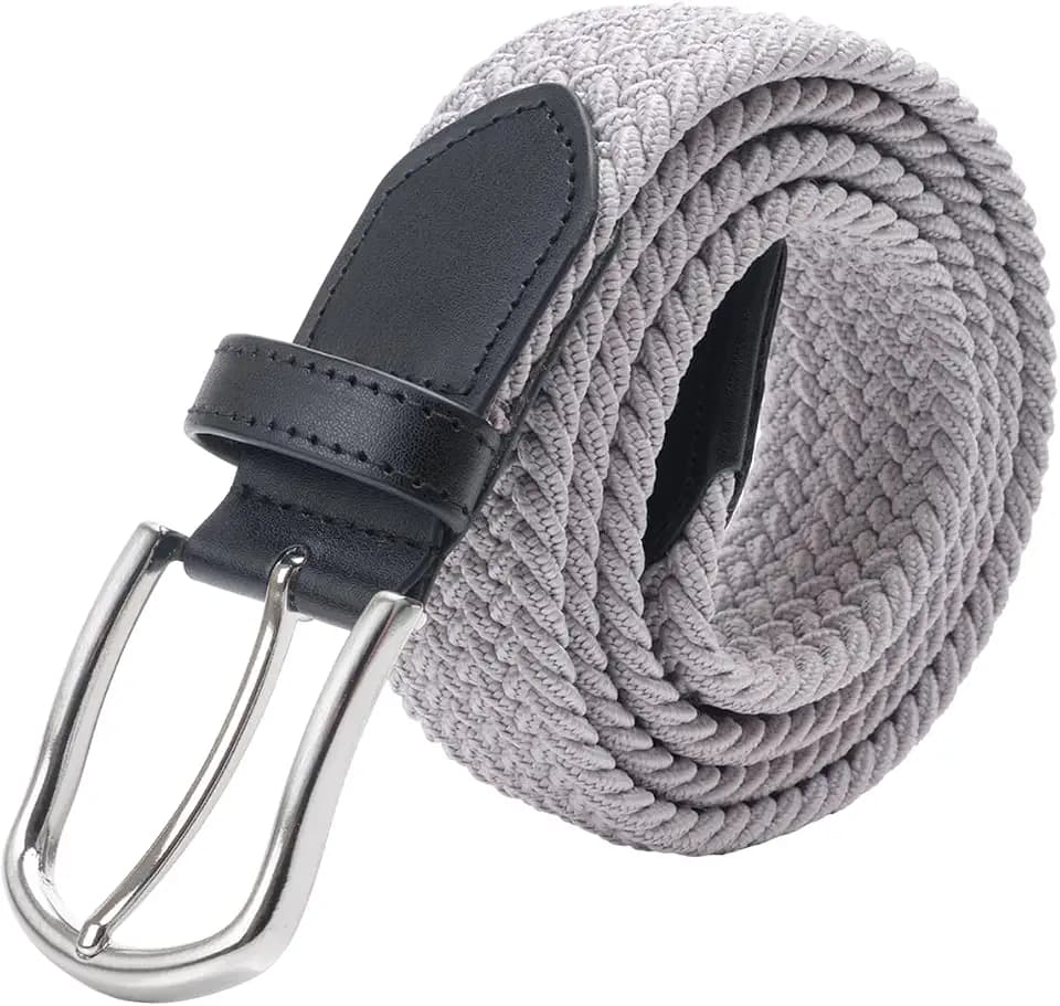 Elastischer Stoffgürtel Geflochtener Gürtel für Damen und Herren