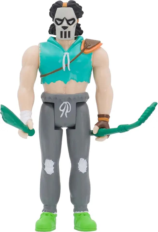 Super7 Teenage Mutant Ninja Turtles Casey Jones - 3.75" TMNT Action Figure with Accessories Classic Cartoon Collectibles and Retro Toys