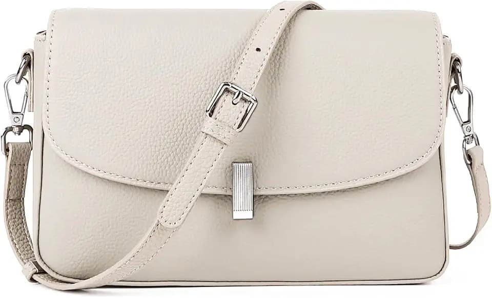 Genuine Leather Crossbody Bags for Women, Everyday Shoulder Purse
