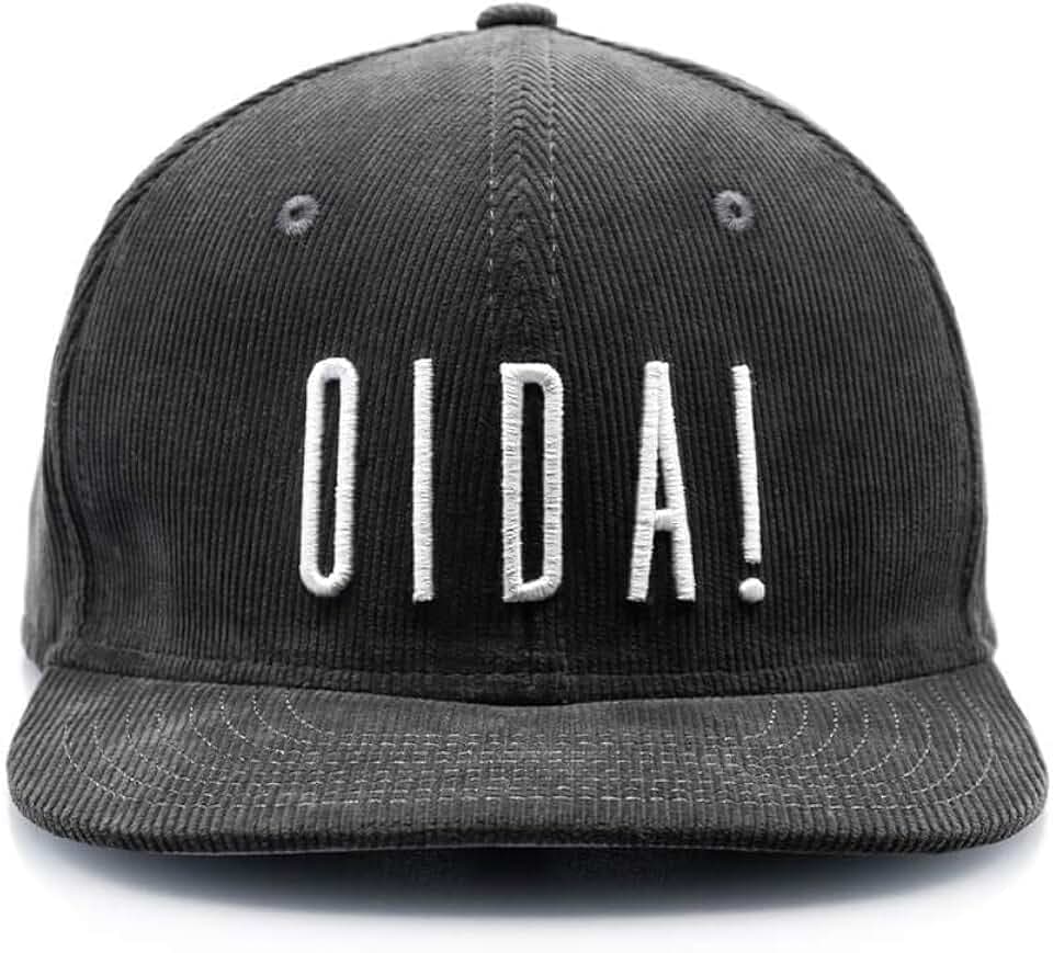 Bayerisches Snapback Cap Oida Grau Cord One Size